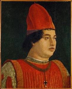 Gianfrancesco Gonzaga, Margrave, souverain de Mantoue ... (huile sur bois)