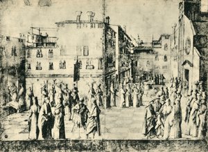 Procession à Venise, milieu-fin du XVe siècle, 1943 - Gentile Bellini