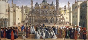 Saint Marc prêchant à Alexandrie, Égypte - Gentile and Giovanni Bellini