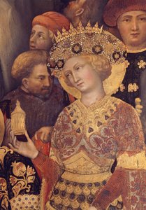 Adoration des Mages, (détail) du roi