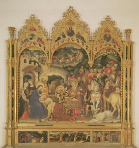 Adoration des Mages, retable, 1423 - Gentile da Fabriano