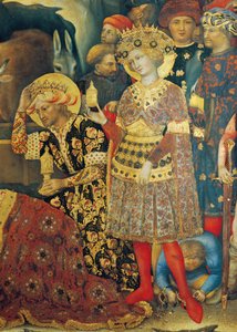 Adoration des Mages (détail) - Gentile da Fabriano