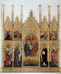 Couronnement de la Vierge et Saints - Gentile da Fabriano