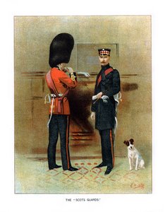 Les Scots Guards, vers 1890