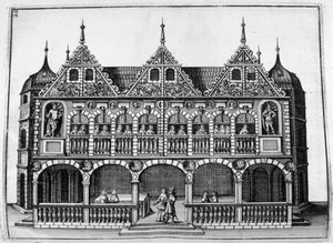 Conception de château, 1664 - Georg Andreas Bockler