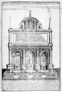 Conception de fontaine, 1664 - Georg Andreas Bockler