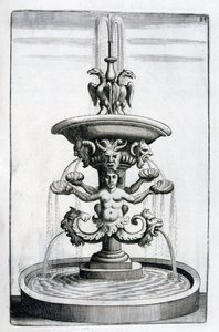 Conception de fontaine, 1664 - Georg Andreas Bockler
