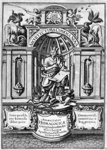 Première page de Architectura Curiosa Nova, 1664 - Georg Andreas Bockler