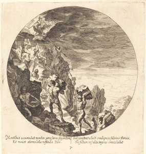 Les Géants repoussés par Jupiter - Georg Andreas Wolfgang the Elder