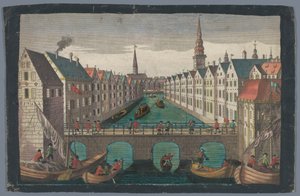 Vue de la Nikolaifleet en face de l