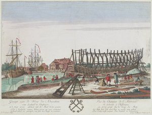 Vue du chantier naval de l