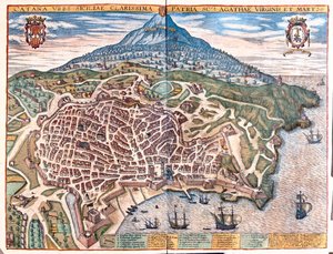 Palmanova, Italie - dans "Civitates Orbis Terrarum" de Georg Braun, Cologne 1617