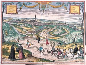 Seviglia, Espagne - dans "Civitates Orbis Terrarum" de Georg Braun, Cologne 1617 - Georg Braun