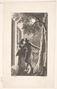 Illustration avec enlèvement de nuit - Georg Christian Schule