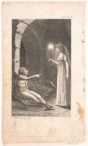 Illustration avec scène de prison - Georg Christian Schule