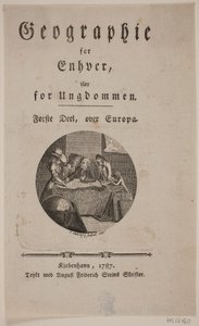 Page de titre avec vignette pour "Géographie pour tous" - Georg Christian Schule