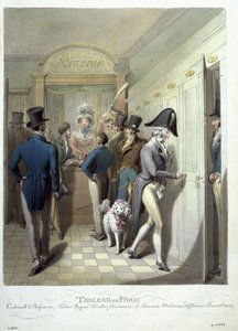 Le Bureau du Théâtre Français, extrait de Tableau de Paris - Georg Emanuel Opitz
