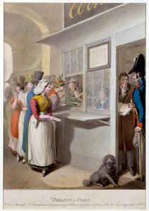 Le publiciste du Palais-Royal. Lithographie de George Emanuel Opitz (1775-1841) XIXe siècle. Paris, Musée Carnavalet - Georg Emanuel Opitz
