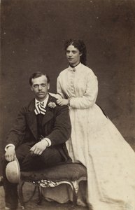 Grand-duc Alexandre Alexandrovitch de Russie et princesse Dagmar de Danemark, 1866 - Georg Emil Hansen