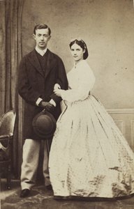 Portrait du Grand-Duc Nicolas Alexandrovitch de Russie 1843-1865 et de la Princesse Dagmark, 1864 - Georg Emil Hansen