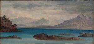 Vue de la baie de Naples - Georg Friedrich August Lucas
