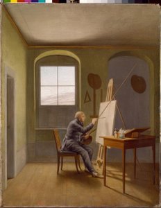 Caspar David Friedrich dans son atelier