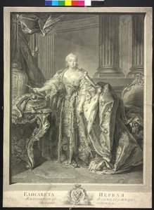 Impératrice de Russie Elisabeth Petrowna - Georg Friedrich Schmidt