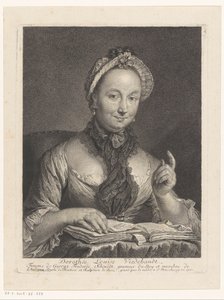 Portrait de Dorothée Louise Viedebandt - Georg Friedrich Schmidt