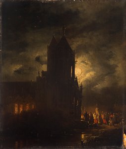 Procession nocturne - Georg Gillis van Haanen