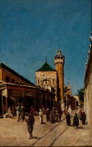 Rue à Tunis - Georg Grimm