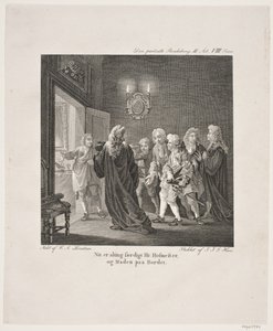Illustration des Comédies de Holberg - Georg Haas