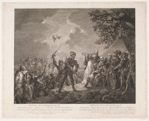 La célèbre bataille du roi Valdemar II à Wolmar en Lettonie, 1219 - Georg Haas