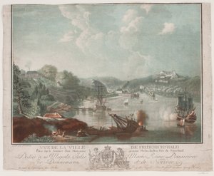Vue de la ville de Frederikshald