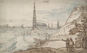 Vue de Landshut - Georg Hoefnagel