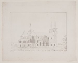Danois : Cathédrale de Roskilde vue du nord - Georg Hoffmann