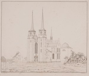 Danois : Cathédrale de Roskilde vue du sud-ouest - Georg Hoffmann