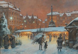 Christkindlmarkt, 1922 - Georg Janny