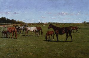 Juments et Poulains, 1917