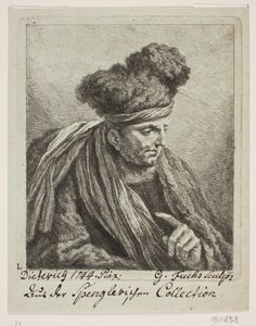 Un homme avec un turban - Georg Mathias Fuchs
