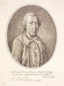 Portrait de Barthold Johan Lodde, traducteur