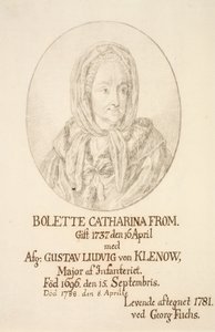 Portrait de Bolette Catharina From