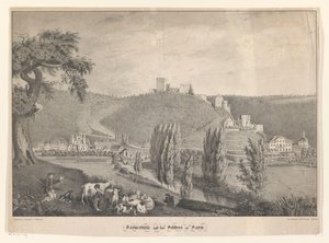 Sayner Hütte et le château de Sayn - Georg Osterwald