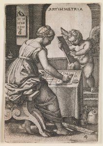 Arithmétique (Les Arts libéraux) - Georg Pencz