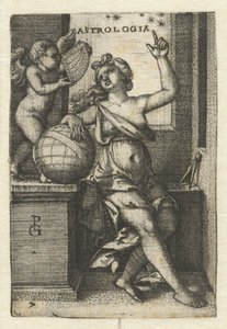 Astronomie (Zeven Vrije Kunsten, titre de la série) - Georg Pencz