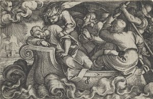 Christ dormant pendant la tempête sur le lac de Tibériade, de L