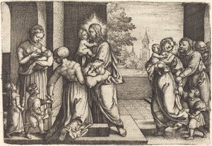 Christ entouré d