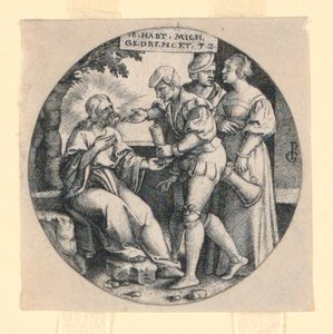 Le Christ au jardin - Georg Pencz
