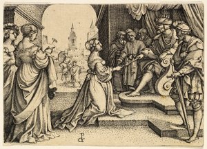 Esther devant Assuérus - Georg Pencz