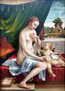 Allemand : Venus und Amor Venus and Cupid - Georg Pencz