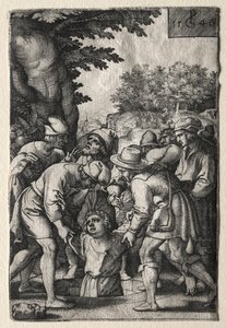 Joseph descendu dans un puits, 1546 - Georg Pencz